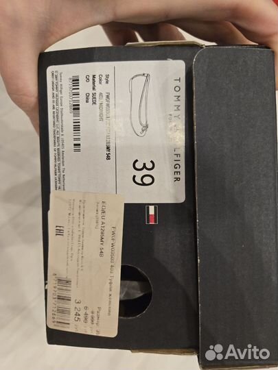 Tommy hilfiger балетки 39
