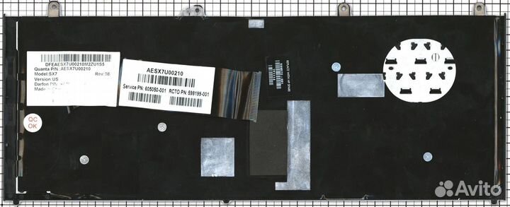 Клавиатура для HP Probook 4320S 4420s черная p/n: