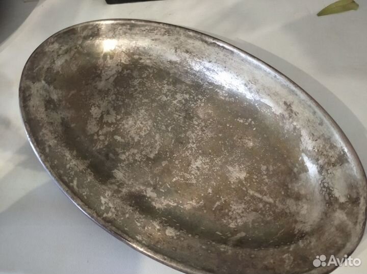 Поднос, нейзильбер 29x16 см.60-70г.СССР