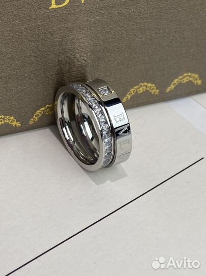Кольцо Bvlgari lux новинка