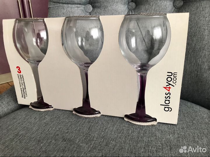 Бокалы новые