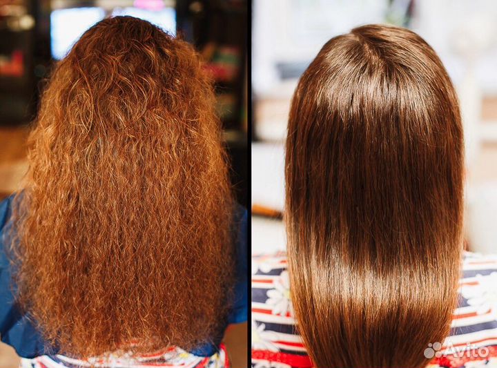 Кератиновое выпрямление