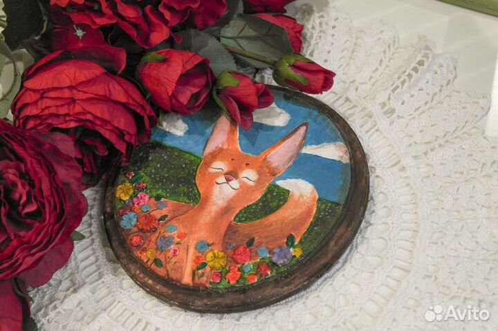 Панно из дерева «Фенек»