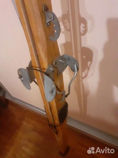 Лыжи деревянные