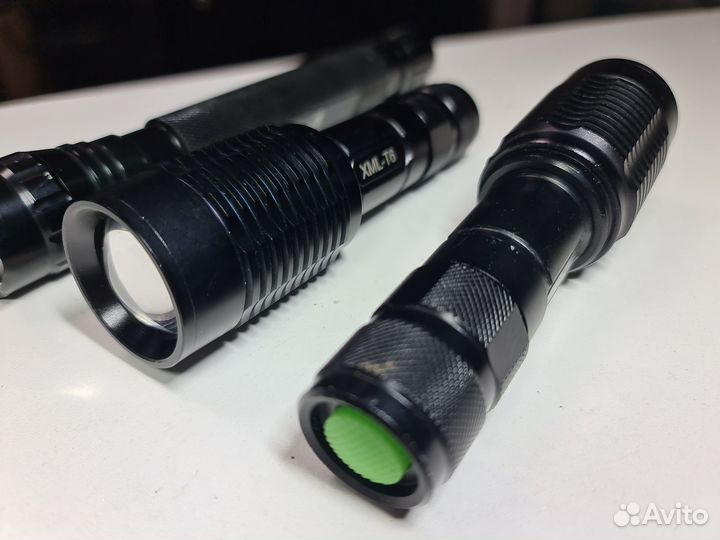Тактический Led фонарь XML-T6 1000Lm - 18650