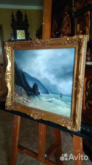 Картина маслом на холсте.Море.Пейзаж