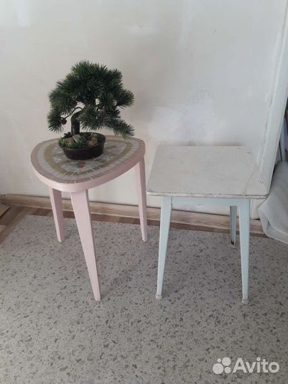 Подставка столик табурет мозаика