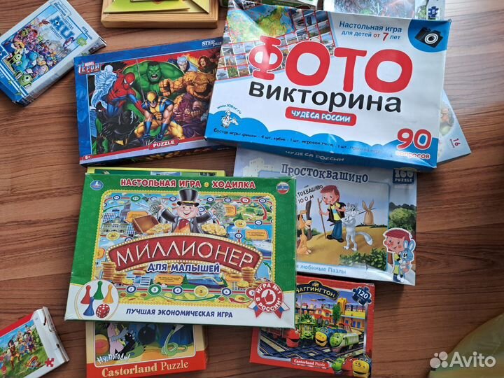 Пазлы и настольные игры