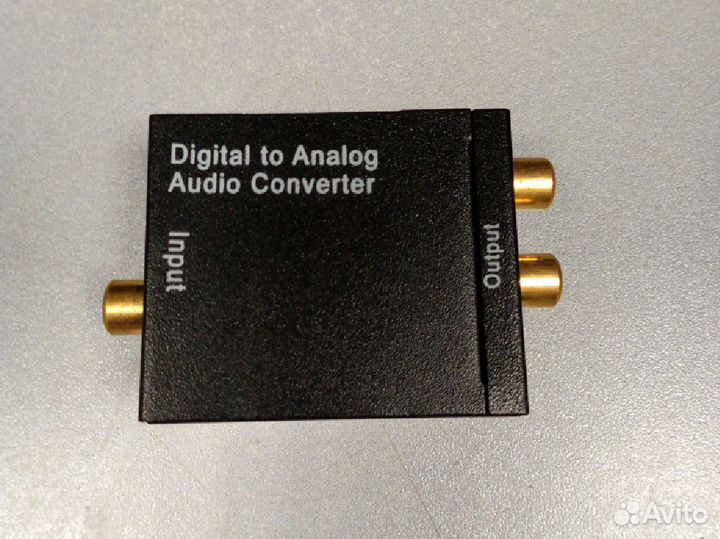Аудио конвертер оптика на RCA