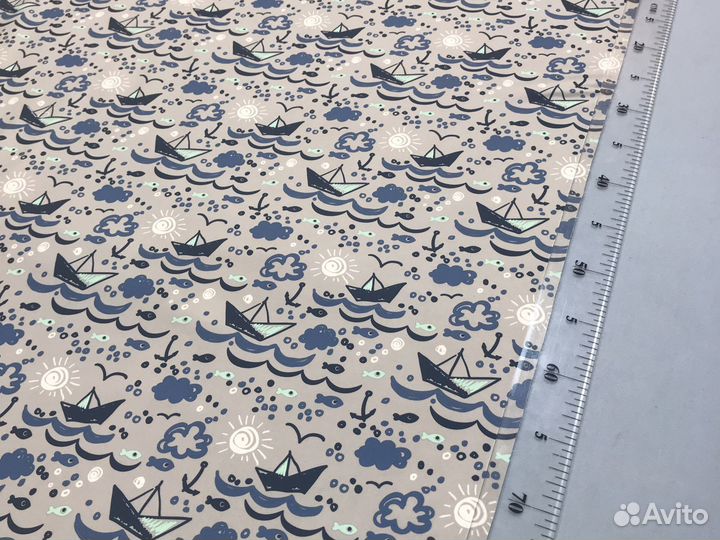 Ткань плащевка на флисе