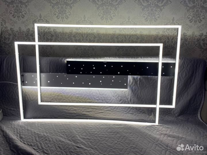 Люстра потолочная светодиодная с пультом