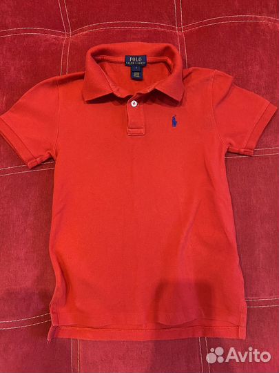 Рубашка Tommy Hilfiger, поло Ralph Lauren 6 лет