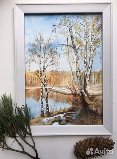 Картина акварелью 