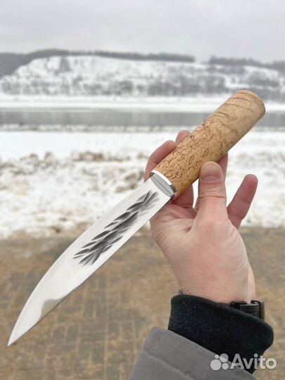 Нож якутский охотничий