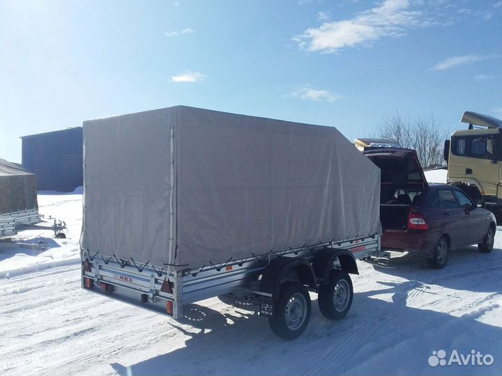 Прицеп мзса-817732. с тентом в комплекте