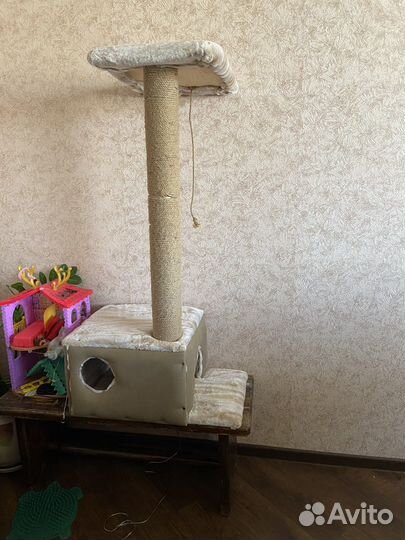 Когтеточка домик для кошки