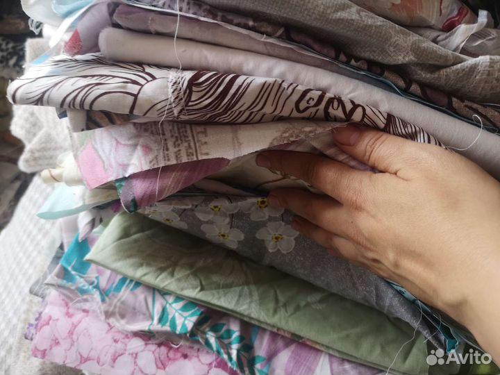 Лоскут бязь перкаль, хб на вес