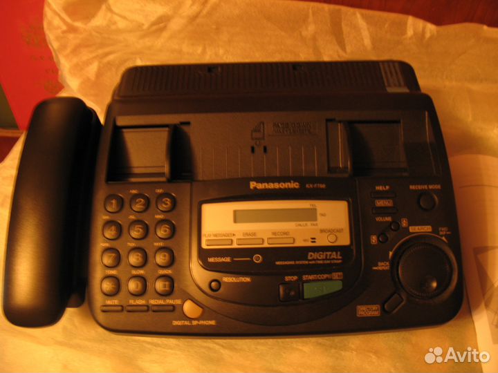 Факс-телефон Panasonic KX-FT68RU Картриджи д/принт