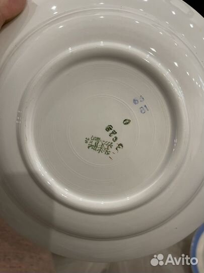 Тарелка суповая СССР диаметр 26