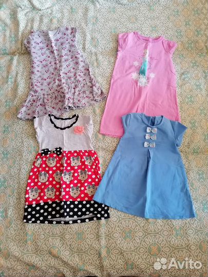 Большой пакет одежды для девочки 5 лет (110р-р)