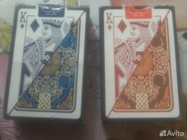 Карты игральные большие и маленькие