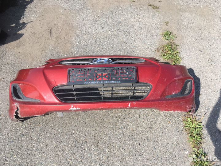 Бампер Hyundai Solaris