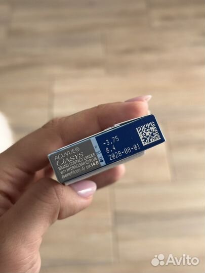 Линзы acuvue oasys 3,75