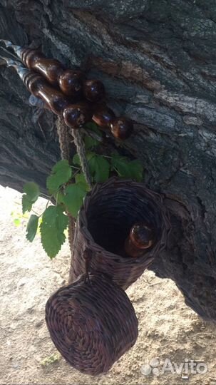 Шампурница, чехол для шампуров из бумажной лозы