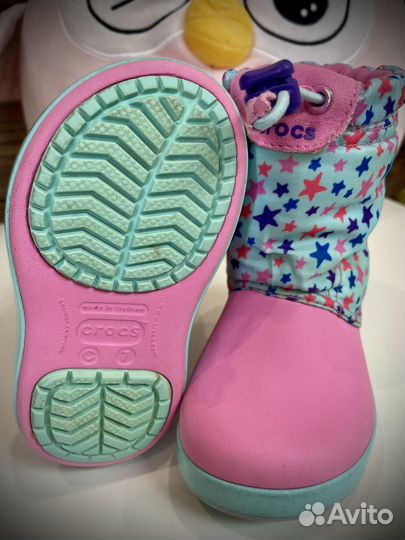 Сапоги для девочки Crocs c7 (14 см )