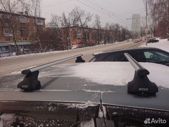 Багажник на крышу аэро Рено Логан / Сандеро