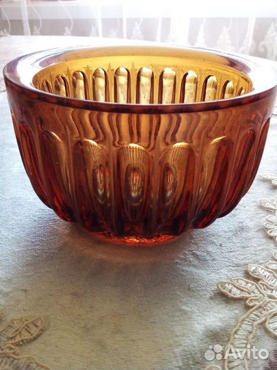 Вазы цветное стекло СССР