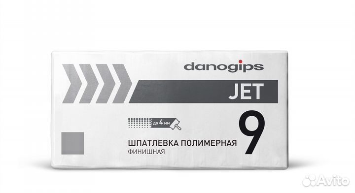 Шпатлевка полимерная dano JET 9 финишная 20 кг