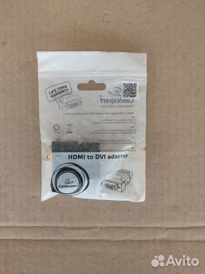 A-hdmi-DVI-2 Gembird Переходник hdmi-DVI 19F/19M