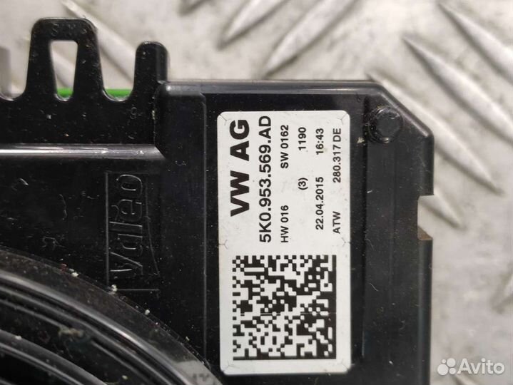 Шлейф руля Volkswagen Jetta 6 1.4 5K0953569AD