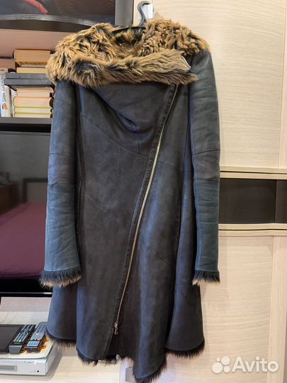 Дубленка натуральная женская 42