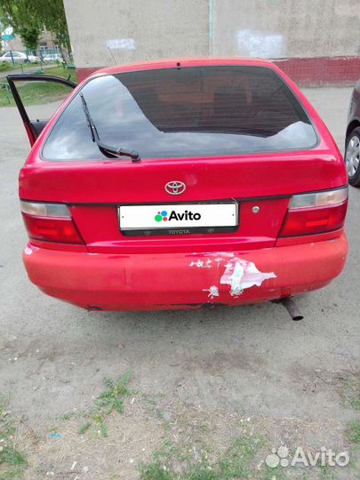 Toyota Corolla 1.3 МТ, 1995, битый, 394 610 км