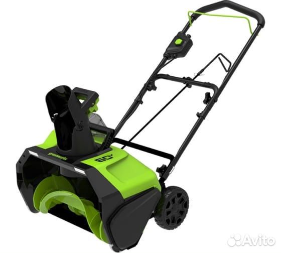 Снегоуборщик аккумуляторный Greenworks GD60PST 60V