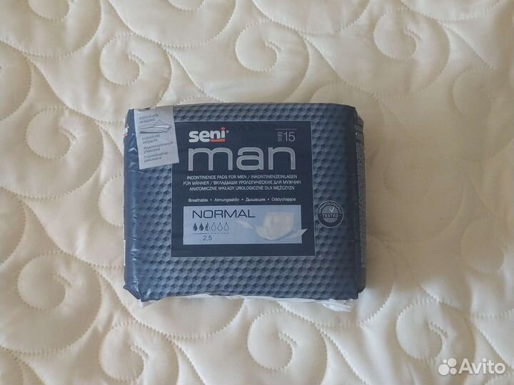 Прокладки мужские урологические seni man normal