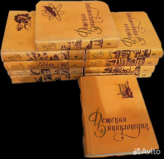 Советская детская энциклопедия 10 томов 1958-1962
