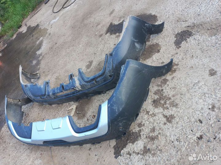 Лада Веста кросс юбка заднего бампера
