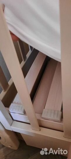 Детская кровать красная звезда (мишка на облаке)