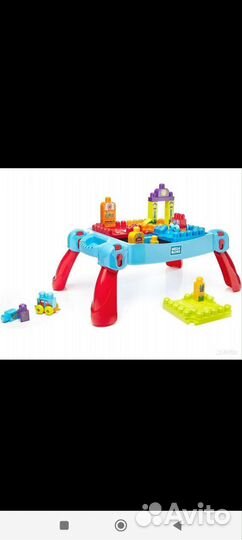 Столик -конструктор лего + много лего