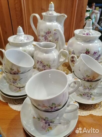 Сервиз чайно-кофейный Дулево