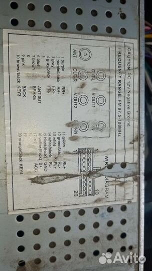 Автомагнитола с выдвижным экраном