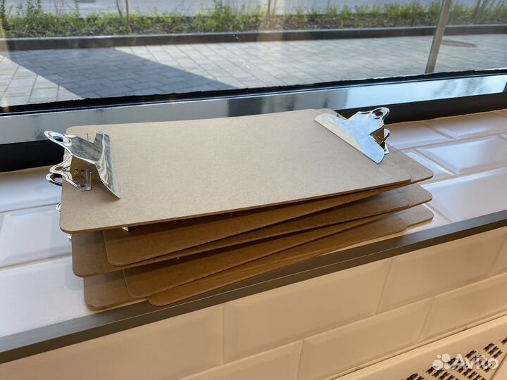 Планшет деревянный с зажимом