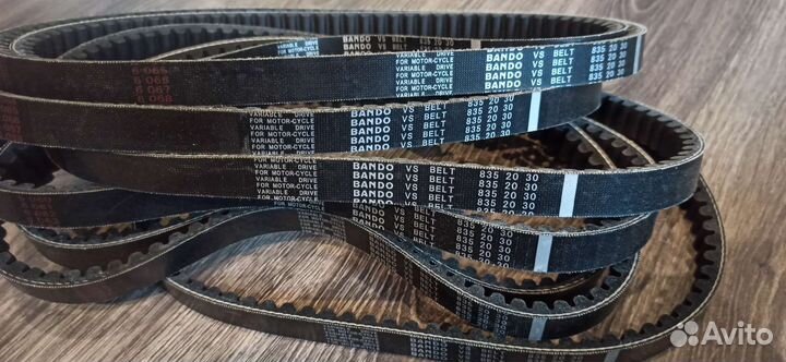 Ремни вариатора на скутер 139QMB, Honda, Stels