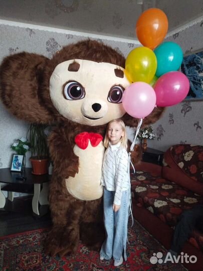 Чебурашка поздравление, ростовой аниматор