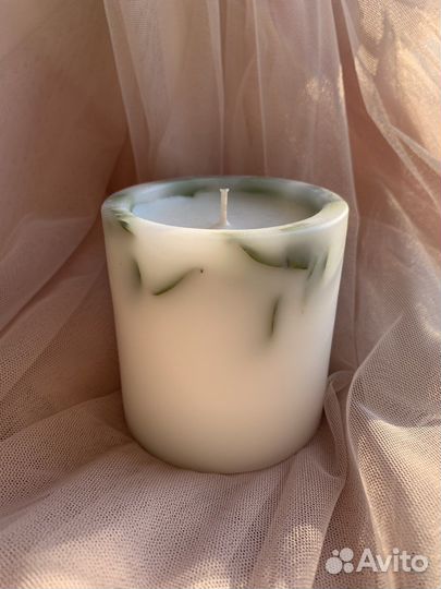 Свечи ароматические из кокосового воска