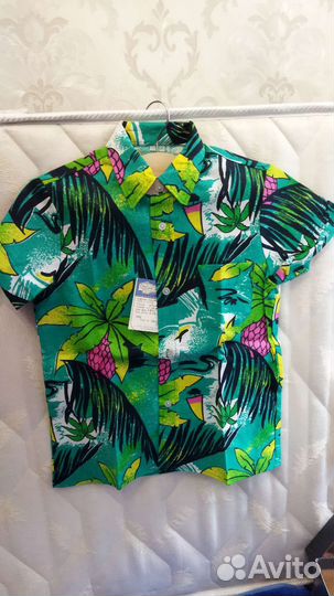 Сорочка мальчуковая размер 122-128