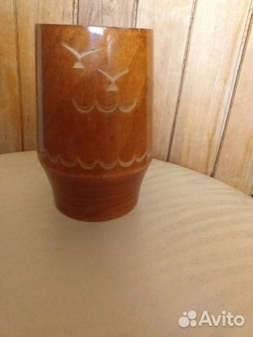 Советское ретро, вазочка из дерева